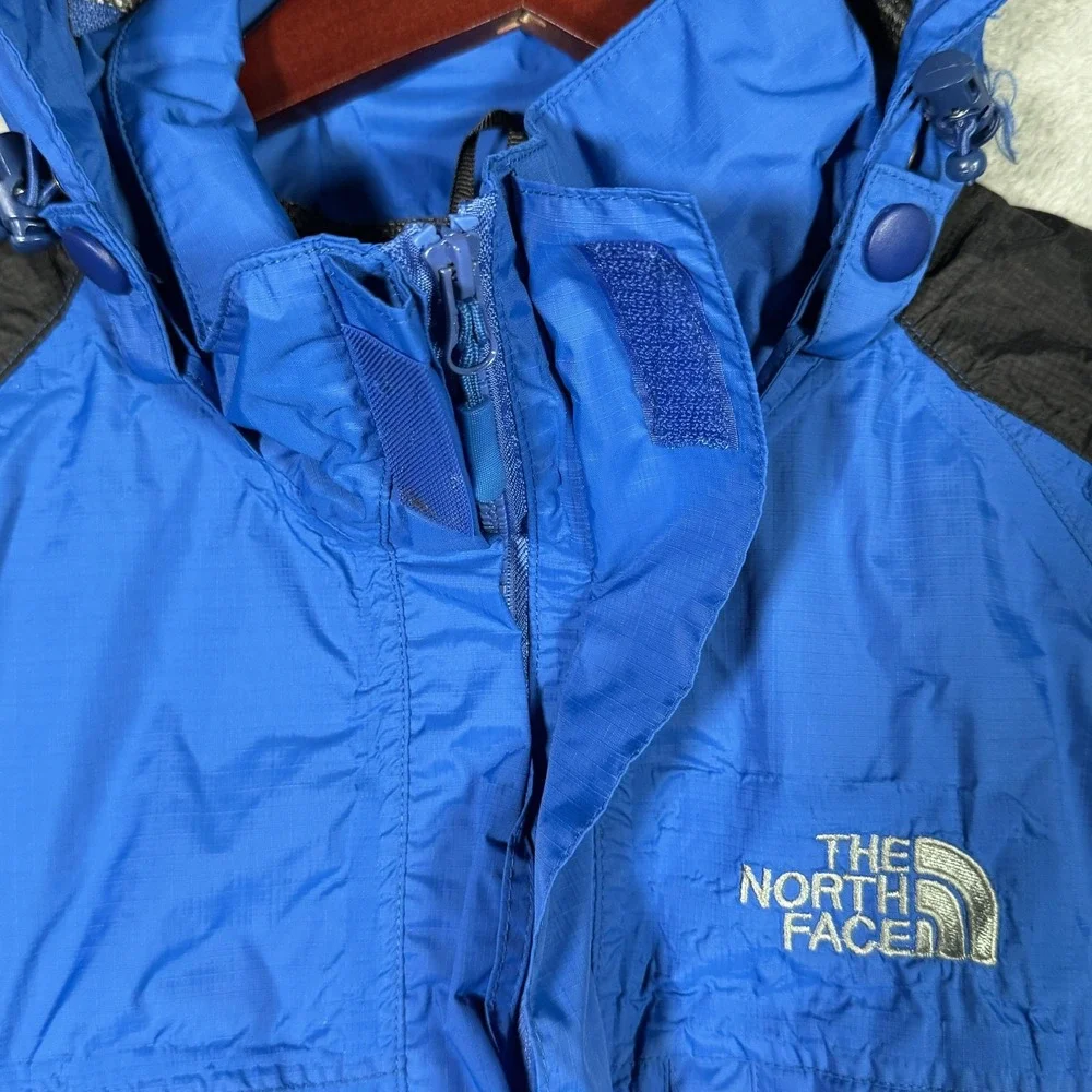 The North Face Jacket Mens XL Blue Summit Series Gore-Tex‎ Hooded Rain Shell